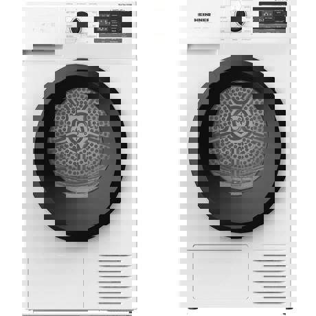 Uscator de rufe Heinner HHPD-M7N13PBKE++, Pompa de caldura, Capacitate: 7 kg, Clasa energetica E, 16 programe, Display LED, Alb